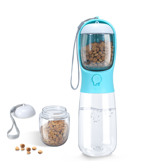 2-in-1 dog water and food bottle, main view