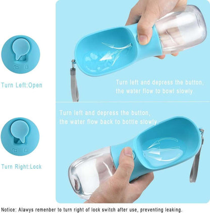 No-leak lock demonstration with hand pouring water