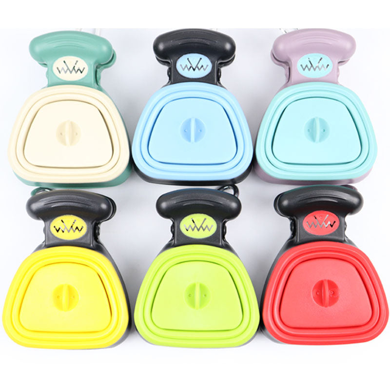 Foldable travel poop scooper in six colors