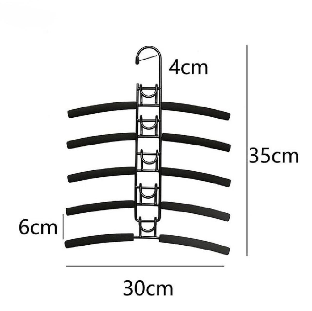 Multi-Tier Hanging Closet Organizer - dimensions 30cm x 35cm